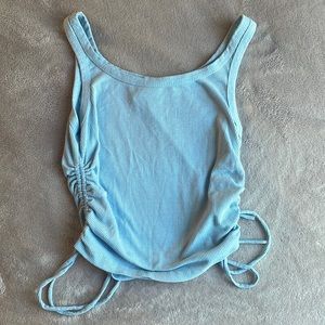 Baby Blue Princess Polly Tie Shirt